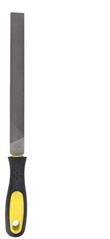 Metal Files For Steel, 8-inch TAbsolutely2 Carbon Tool Steel Mill File Fine Tooth Flat File Non-Slip Grip with 200mm Blade Length for Garage, Factory, Engineering, Workshop