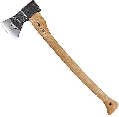 DICTUM® Fällaxt mit Filzscheide