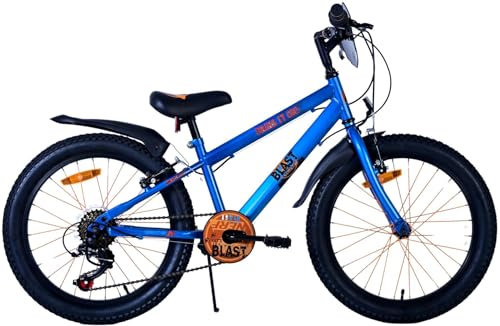 NERF Kinderfahrrad - Jungen - 20 Zoll - Satin Blau - 6 Gang