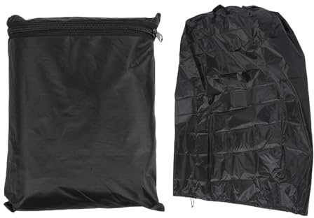 Tnfeeon Couvercle de Déchiqueteur en Bois 33x45 Pouces, Protection en Tissu Oxford en Revêtement en Argent pour Déchiqueter en Bois Paillis de Feuilles D'équipement Extérieur