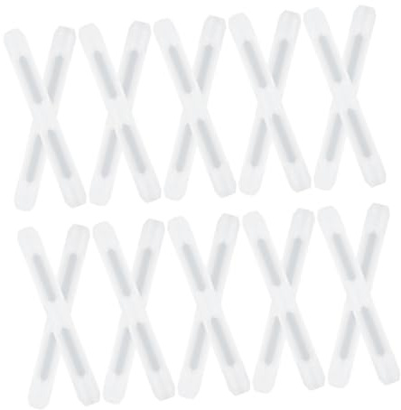 Anneome 10 Paires Coussins Oreilles Silicone pour Lunettes Antidérapants et Remplaçables Accessoires de Maintien pour Activités et