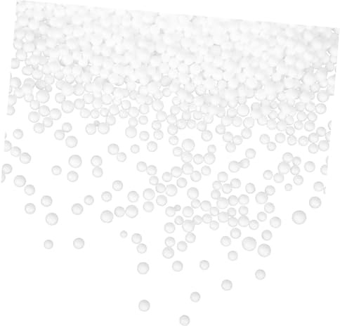 DOITOOL Riempimento per Pouf Sacco Granuli di Schiuma Bianco, Imbottitura Inodore Multifunzionale per Cuscini e Poltrone Sacco Bean Bag