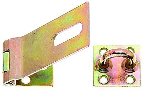 Alberts 348366 Sicherheits-Überfalle | galvanisch verzinkt, dickschichtpassiviert | Länge Überfalle 93 mm | Breite 37 mm