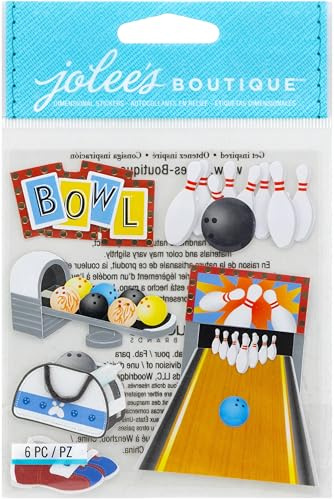 Jolee's Boutique Bowling Alley Dimensional Stickers