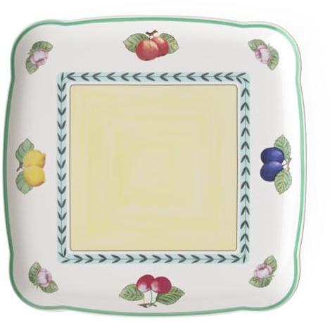 Villeroy & Boch Charm & Breakfast French Garden Fuente, 30 cm, Porcelana Premium, Blanco/Colorido