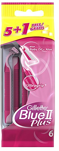Gillette, Lot de 6 rasoirs jetables pour femme