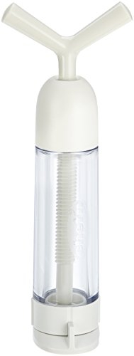 Chefn Prensador Ajos Garlic Machine, plástico SAN, ABS, color blanco y transparente. 1 ud.