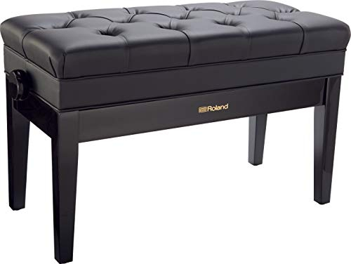 Roland Duett-Klavierbank in Palisander-Ausführung mit Aufbewahrungsfach – RPB-D500RW, 83 x 37.4 x 25 cm