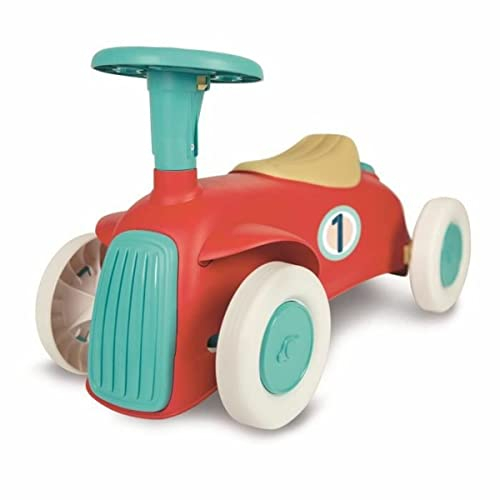 Baby Clementoni - 17308 - Porteur Style Vintage - Ma Première Voiture - Jouet Premier Âge pour Bébés et Jeunes Enfants - de 12 à 36 Mois