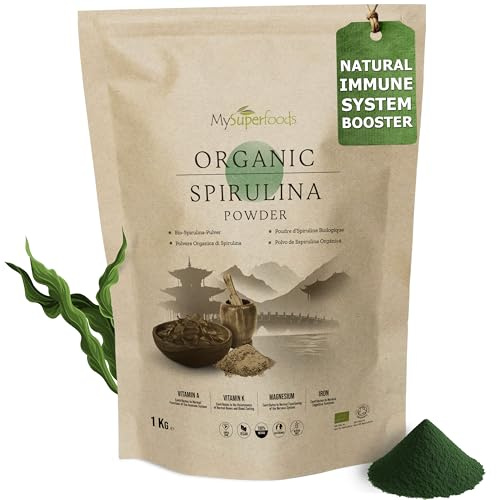 Spirulina Powder | Organic | 1kg | Natural Immune System Booster | MySuperfoods