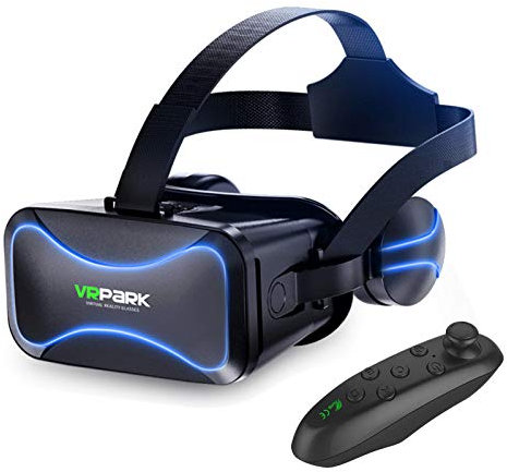 Mify Casque de réalité virtuelle VR Pour Smartphone avec télécommande Lunettes 3D Casque de réalité virtuelle pour jeux VR et films 3D