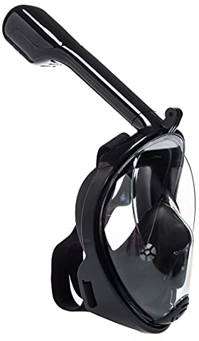 VanTen Schnorchelmaske Antibeschlag und auslaufsicherer 180° Panoramablick mit Kamerahalter Tauchmaske für Erwachsene und Kinder.
