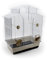 Zoopaul Vogelkäfig IZA 2 II beige braun 52x30x60 cm Wellensittich Kanarien Käfig