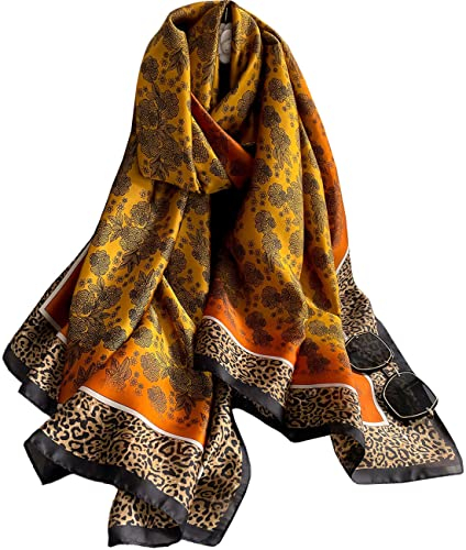 MAIRY Schals Geschenkset Frauen Schal+mit+Blumenmuster Schal Damen Tuch Haare buntes Halstuch für Damen M180009