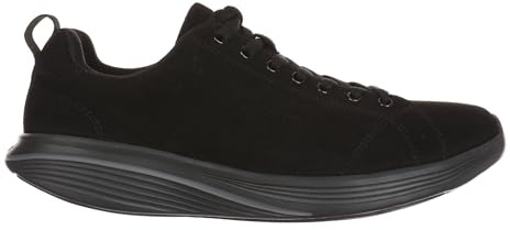 MBT M1500 Zapatillas de Deporte para Hombre con Cordones. Deportivas Caminar Anatómicas y Cómodas. Calzado Fisiológico Confort y Estabilidad con Suela Curva. Sneakers Modernas. Color Negro