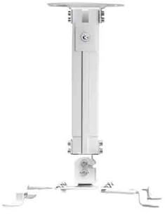 Support de projecteur Support de projecteur, étagère télescopique, Support de Suspension de projecteur for cintres de Plafond Support Mural pour projecteur(White)