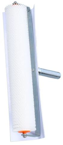 Generic Rodillo con Púas para Pisos Autonivelantes de 500 Mm para una Superficie Nivelada Lisa, Púas de 21 Mm de Largo, Protector contra Salpicaduras, Rodillo de Aireación para Proyectos Domésticos de