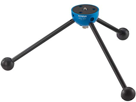 Novoflex BasicBall blau treppiede 3 gamba/gambe Blu