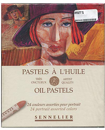 SENNELIER Kartonöl-Pastell-Set, 24 Stück, Hochformat