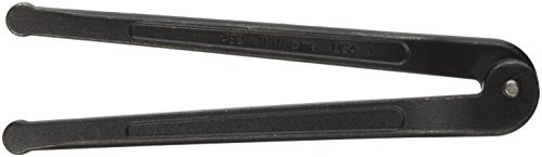Williams JHW482 Adjustable Face Spanner with a 2-Inch Span Diameter, Ideal for Adjusting Collars, Lock Nut Rings, and Bearings, Black
