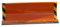 Universal Schneepflug Schneeschild Räumschild Orange mit Reflektoren/Breite: 200 cm/Höhe: 40 cm / 3-stufig verstellbar/für Einachser Rasentraktor-Trecker