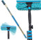 IGADPole Professional Telescopic Window Cleaning Kit 17 Foot (5m) Extension Pole and Single Pivot 10(25cm) Window Squeegee, Window cleaning washer tools
