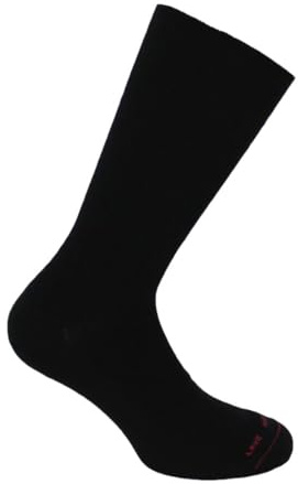 Labonal. Chaussette. unie non comprimante, Laine. Noir. 42/43 FABRIQUE EN FRANCE - HOMME. (1 paire)