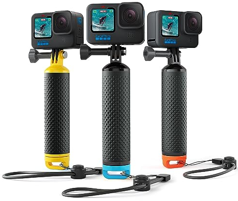 Sametop Flotante Mango Handler Empuñadura Flotador Palo Accesorio Compatible con GoPro Hero 13 12 11 10 9 8 7 6 5 Session dji Cámaras de Acción - Azul