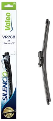 Valeo Silencio Wiper Blade VR288 - Rear - 280 mm - 1 Blade | Flat Blade, Original Equipment Replacement, 574616