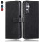 MIKULLE Funda para Samsung Galaxy A16 5G / 4G (6.7),Magnético Carcasa de Tipo Libro Función de Soporte Plegable PU Cuero Tapa Movil Flip Wallet Case - Negro