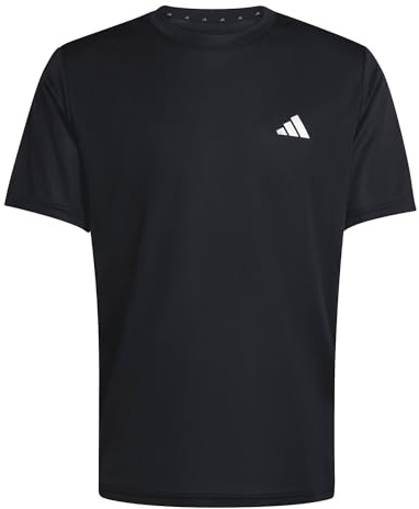 adidas Herren Workout Essentials Base 3-Stripes Shirt, Black/White, XXL