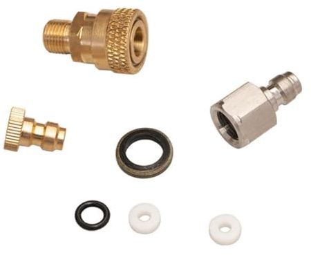 1/8 Inch BSP Quick Release Coupler Fittings, Stainless Steel 1/8 BSP Quick Connector, Pump High Pressure Quicks Connector, Air Rifle Female Socket Coupler Fitting, for Air Rifles, Airline Fittings