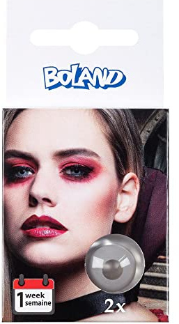 Boland - Lenti a contatto con motivo colorato, 2 pezzi, lenti settimanali senza prescrizione, per uso quotidiano, carnevale, feste in maschera