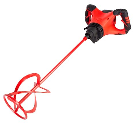 RUBI 26970 | Mezclador Eléctrico 1800W | Mezclado de Adhesivos Cementosos, Resinas, Pinturas y Otros Materiales | Evita creación de burbujas y/o grumos | RUBIMIX-9 SUPERTORQUE | 230V 50/60Hz