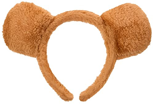 Balinco Teddy Ohren Haarreif, Bär Haarband, JGA Kostüm Männer, Damen, Fasching, Karneval, Halloween Party