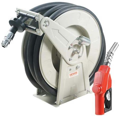 VEVOR Schlauchtrommel 19,05 mm x 20 m Schlauchaufroller Luftschlauchtrommel Max. Arbeitsdruck 300 PSI Druckluftschlauchtrommel Diesel Kerosin für Autohäuser Werkstatt Heimstudio Garage
