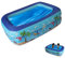 Piscina infantil hinchable cuadrada de 150 x 105 x 35 cm, piscina inflable para niños, piscina familiar, piscina infantil para niños, balcón, piscina de bebé, para balcón, piscina para bebé, inflable