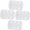 RORPOIR 4 Pièces Couvercle De Biberon En Verre Manches De Bouteille En Verre Couvercle De Protection De Biberon Manchon De Biberon En Verre Manchon De Biberon En Silicone Couverture De