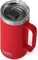YETI Rambler Mug, Vacuum Insulated Stainless Steel Stackable Mug with Magslider Lid, Rescue Red, 24 oz (709 ml)