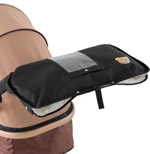 Manoplas anticongelantes para cochecito, resistentes al viento, guantes para manillar de cochecito, guantes de invierno para cochecitos, carros de bebé, carrito de golf, carrito de compras