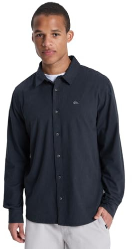 Quiksilver - Casco de esquí MW Premium Stretch LS para Hombre, Color Negro