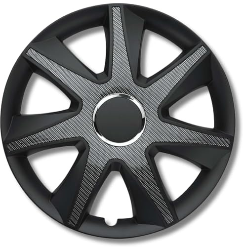 Albrecht Automotive 49715 Radzierblende Run Carbon Dark 15 Zoll, 1 Satz