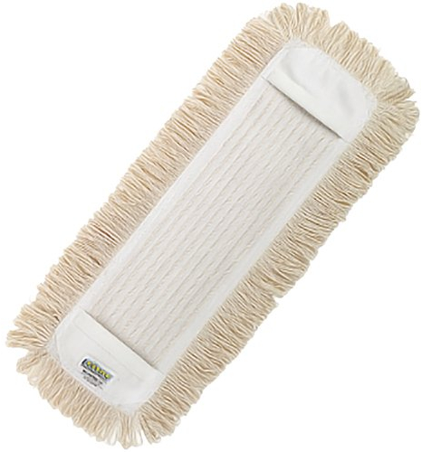 Homexpert MSV V204640-Scopa a Frange, sostituisce per disinfezione, in Cotone, Colore Bianco, 12 x 40 x 30 cm