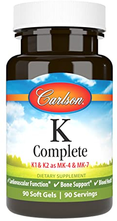 Carlson Labs K Complete Softgels, 90 Count