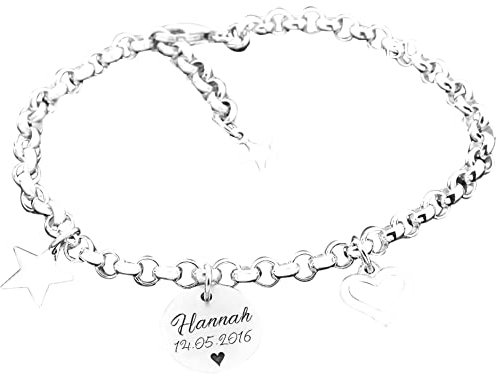 Namens Armband Gravur Baby Geburt Mama Kind