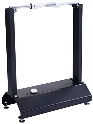 GOFLAME Motorcycle Bike Rim Tire Wheel Balancing and Truing Stand Spin Static, 16”×8 3/5”×20”, Black