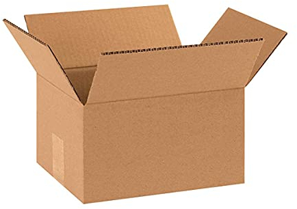 Umzugskartons, doppelwellig, 45 x 35 x 20 cm, Verpackungskartons, Umzugskartons, leicht und robust, 5 Stück, hergestellt in Italien