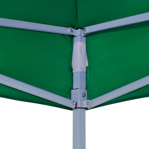 Keketa paviljongstak partytält tak reservtak paviljongstak reservtak för paviljong trädgårdstält festtält paviljongskydd UV- och vattenbeständig 2 x 2 m grön 270 g/m²