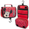 Disney Minnie Maus und Lilo und Stitch Kulturbeutel Kinder - Kosmetiktasche Groß mit Durchsichtige Tasche Mädchen (Rot Minnie)