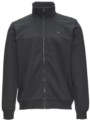 s.Oliver Sweatjacke mit Stehkragen und Logo-Detail schiefergrau L